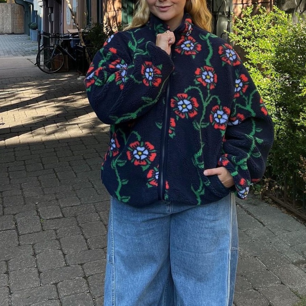 Rowing Blazers x Target Rose Print Fleece Jacket